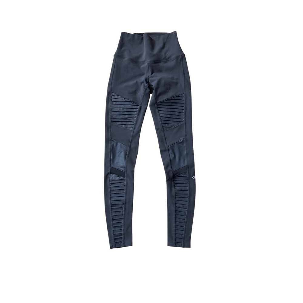 Alo Yoga High-Waist Moto Leggings Dark Grey XS